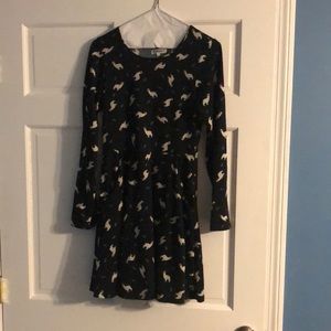 Long sleeved llama dress